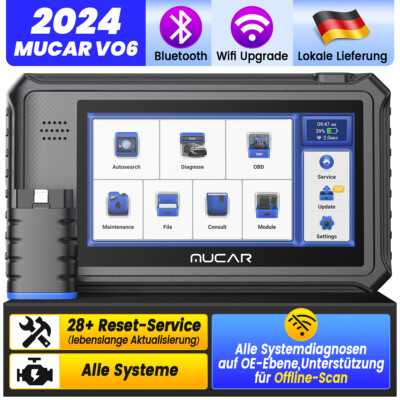 MUCAR VO6 OBD2 Diagnosegerät Auto Scanner Alle System ABS DPF EPB SAS SRS TPMS