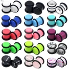 12-18Pcs Acrylic/Steel Ear Plugs Stretcher Kit 14G-20MM Ear Gauges Expander Set