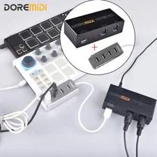 High-Speed USB MIDI Host Box MIDI Host USB To MIDI Converter USB HUB Ports Hub
