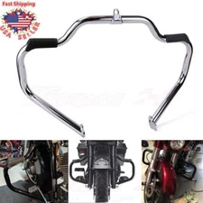 1-1/4" Mustache Engine Guard Crash Bar For Harley Touring Electra Glide 09-18