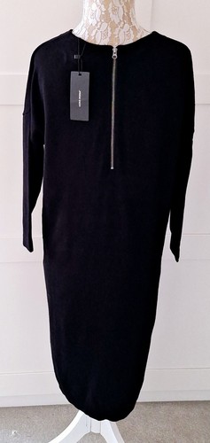 Vero Moda Ladies Black Knee Length Jumper Dress Size 10/12 BNWT Rrp £35 - Picture 5 of 7