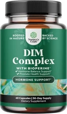 DIM Estrogen Blocker for Men with Calcium D-Glucarate for Hormone Balance 60 Cap