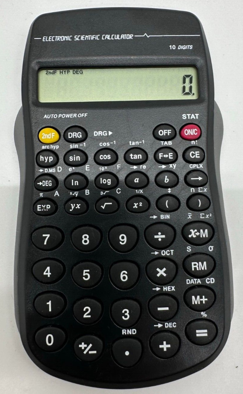 Scenery Electronics Scientific Calculator tested / works 