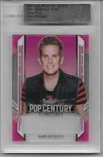 Mark Mcgrath SUGAR RAY 2021 Leaf Pop Century Pre Production Clear PINK Proof 1/1