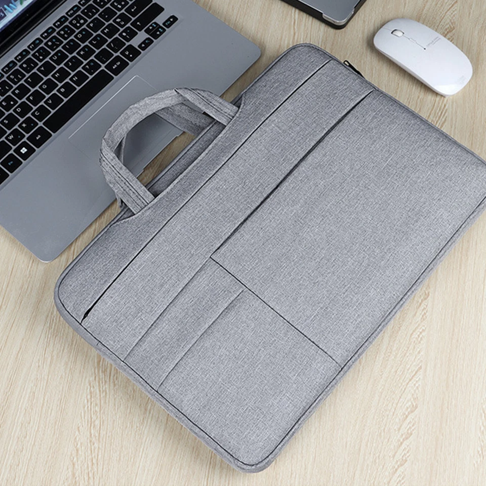 Funda con asa para portátil 14"/15,6" con asa para Macbook Air Pro Lenovo Dell Nueva Foto 4 de 4