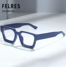 Thick Frame Anti Blue Light Eyeglasses Men Women Clear Lens Glasses Frames New