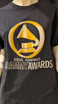 VINTAGE 48 TH ANNUAL GRAMMY AWARDS 2006 L.A. Shirt Herren Damen L Selten, Top 
