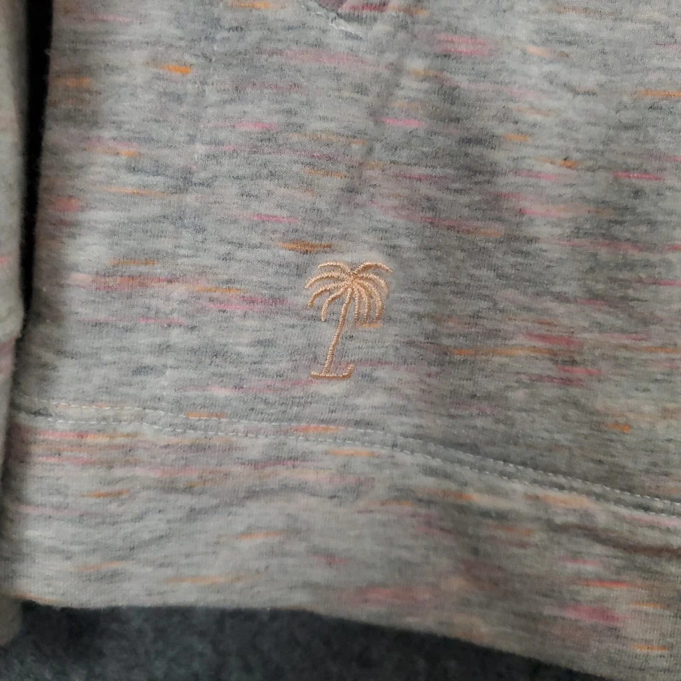 Chaqueta elástica Lilly Pulitzer con cremallera en cuarto para mujer gris activo cuello alto logotipo S Foto 4 de 4