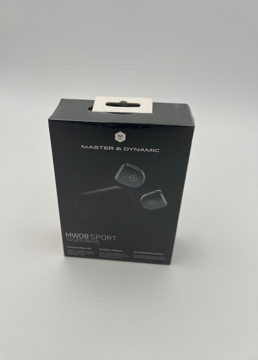 Master & Dynamic MW08 Sport Earphones (Grey gradient/ Black Kevla