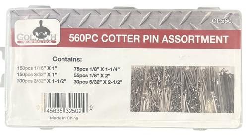 560pc Goliath Industrial Cotter Pin Assortment Kit ~CP560 - Picture 2 of 5