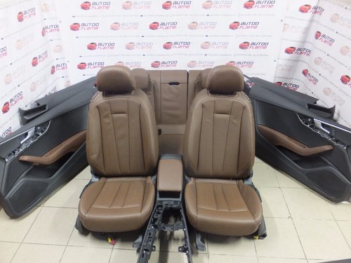 Sitze Audi A5 5F Coupe Leder Manuell Lederausstattung Braun Manual Leather Seats