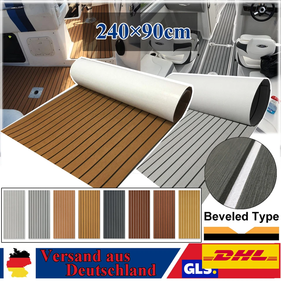 EVA Schaum Boot Bodenbelag Matte Marine Boden Teppiche Teak Deck Grau Braun