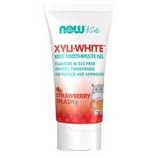 NOW FOODS Xyliwhite Strawberry Splash Toothpaste Gel for Kids 3 oz