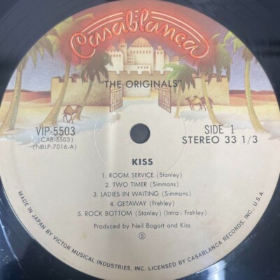 KISS The Originals Vinyl 3LP Record Vintage Limited Edition VIP