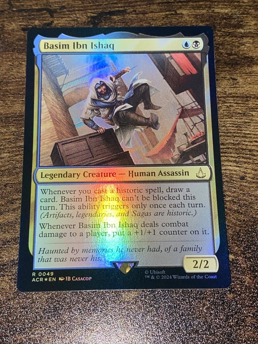 Basim Ibn Ishaq 0049 Foil Universes Beyond: Assassin's Creed