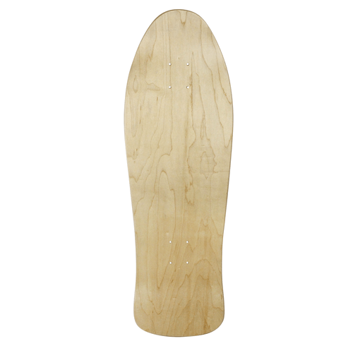 Moose Skateboards Old School 10" x 30" Stained Black Blank Skateboard Deck - 第 2/3 張圖片