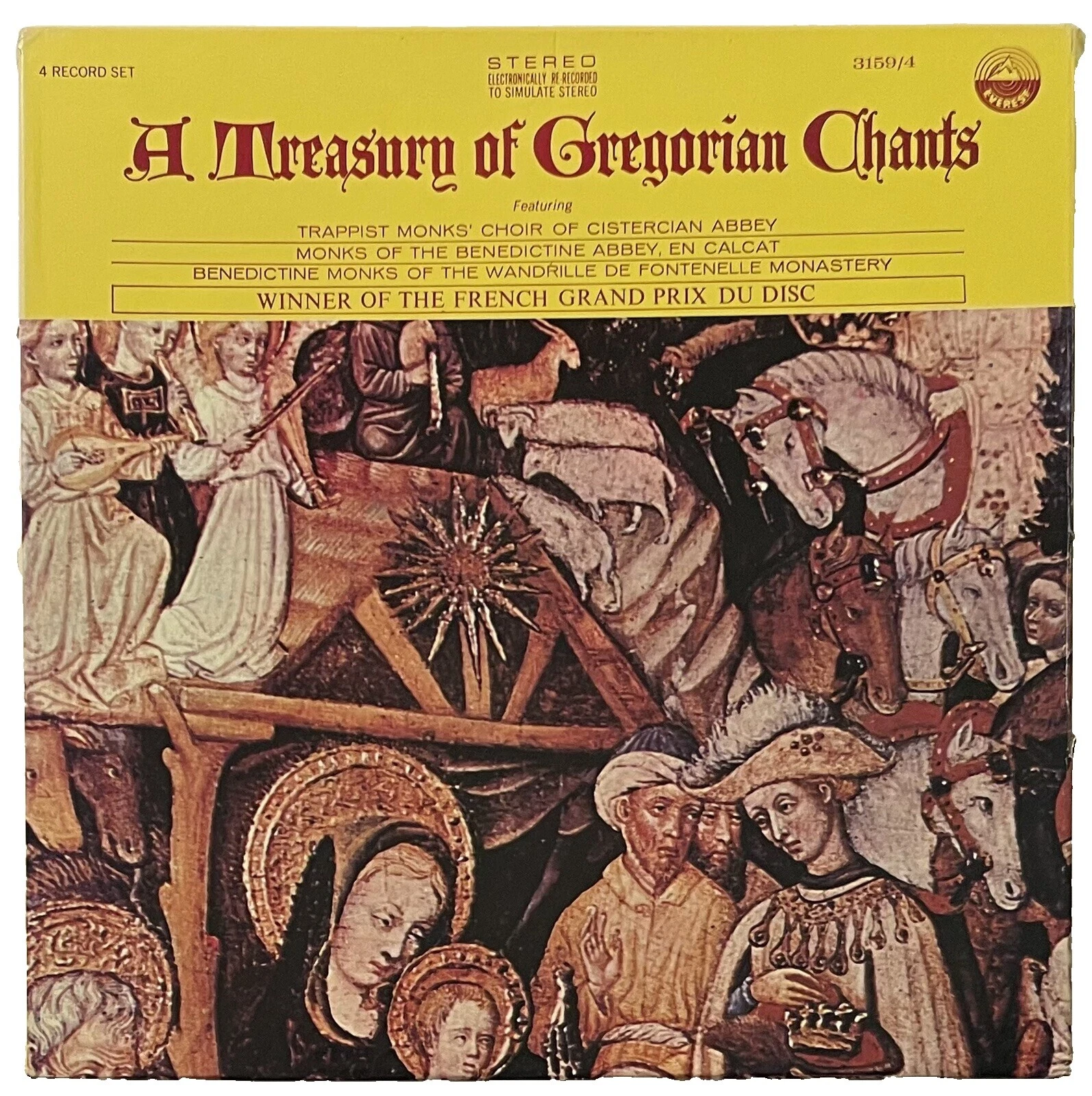 Очень хорошее (VG) состояние Gregorian Chant классические виниловые пластинки
