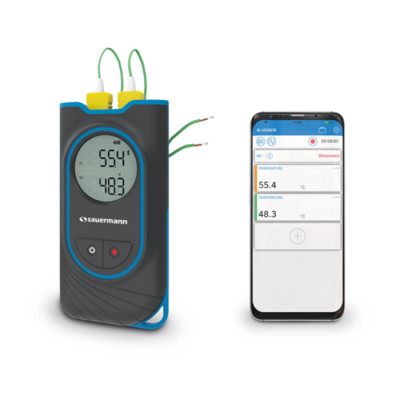 SAUERMANN SI-TT3 DIGITALES DIFFERENTIALTHERMOMETER DOPPELTER EINGANG THERMOELEME