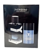 Y BY YVES SAINT LAURENT 2PC GIFT SET  3.4OZ EDP SPRAY  2.6OZ DEODORANT STICK