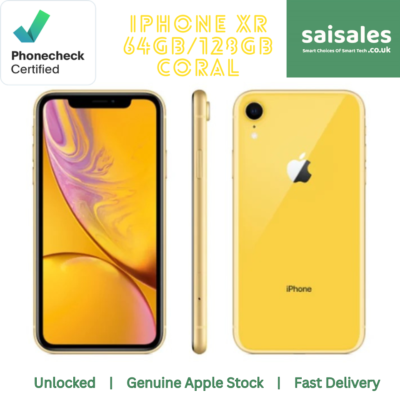 Apple iPhone XR 64GB 128GB 256GB Unlocked Various Colours | eBay UK