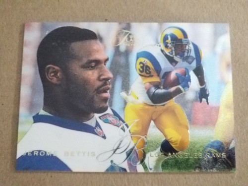Jerome Bettis #17 1995 Fleer Flair Preview card