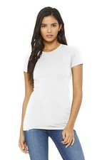 BELLA CANVAS BC6004 Womens Short Sleeve Slim Fit Crew Neck Stylish T-Shirt