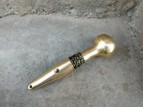 Antique Hame Brass Head Handmade Handle For Wooden Walking Stick Cane Gift - 第 4/7 張圖片