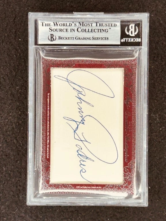 Duke Snider Johnny Podres 2012 Hoja Obra Maestra Corte Firma Autógrafo 1/1 JSA Foto 2 de 2