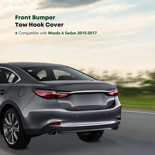 Rear Driver Left Bumper Tow Hook Cover for Mazda 6 2015 2016 2017 G4YL50EL153 - Picture 2 of 9