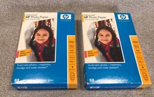 Lot of 2 boxes HP Advanced Photo Paper 4x6 Glossy 10.5 mil 100 Sheets Q7906A NEW