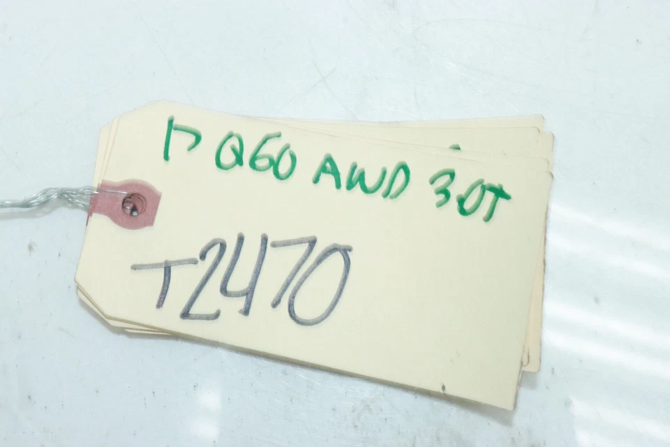 17-19 INFINITI Q60 AWD 3.0 PREMIUM ROTORES DE FRENO DELANTEROS 12.60" T2470 Foto 2 de 4