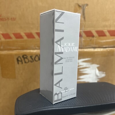 JOLIE MADAME by BALMAIN for Women 50ml-1.7oz EDT SPR DISCONTINUED Sealed (BB22