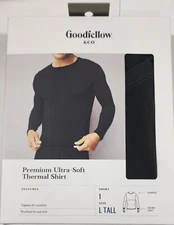 NEW Goodfellow & Co Mens Size-Large(42-44) Premium Ultra Soft Thermal/Black
