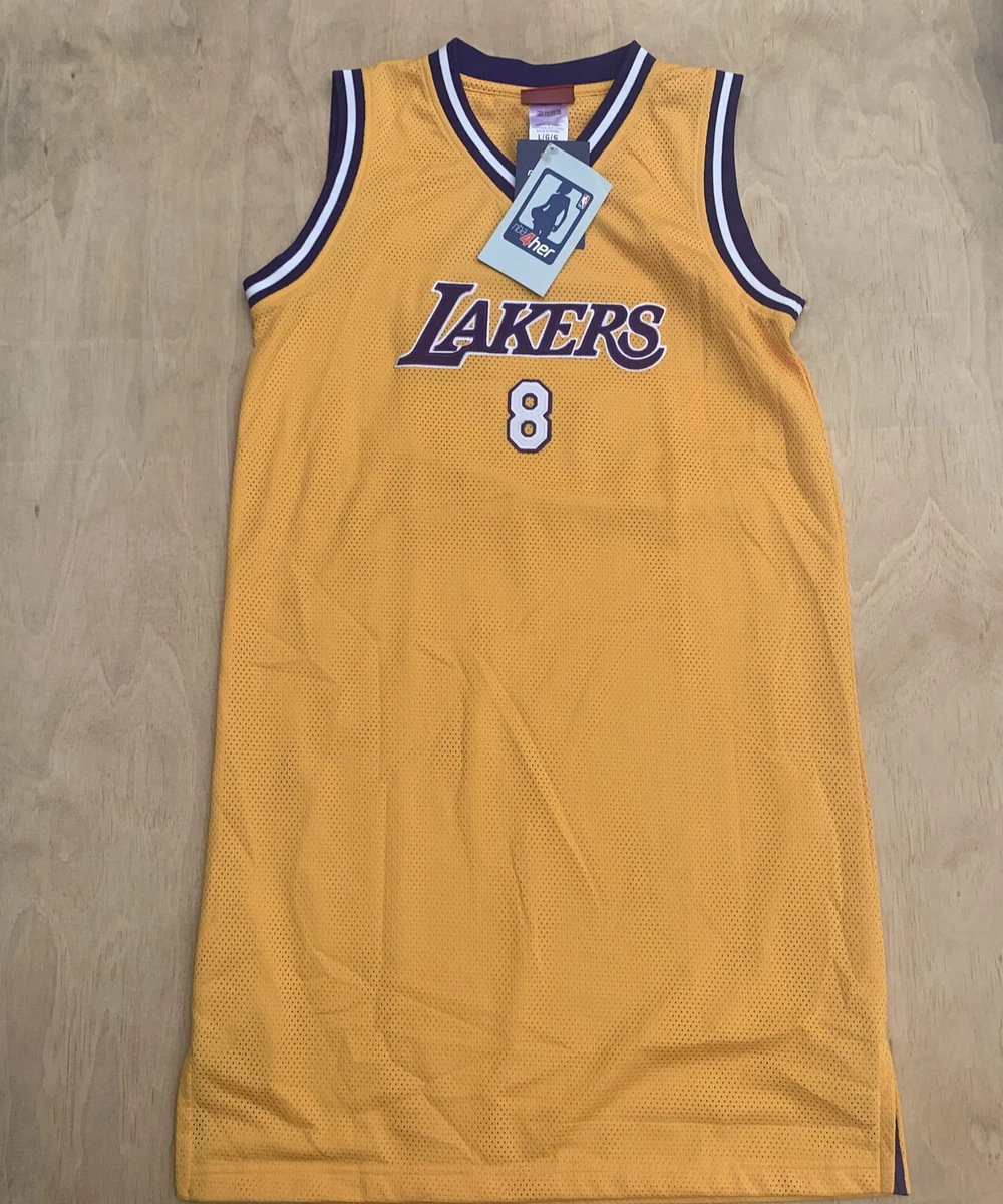 Reebok, Tops, Nba Reebok Lakers Kobe Bryant 8 Jersey Dress