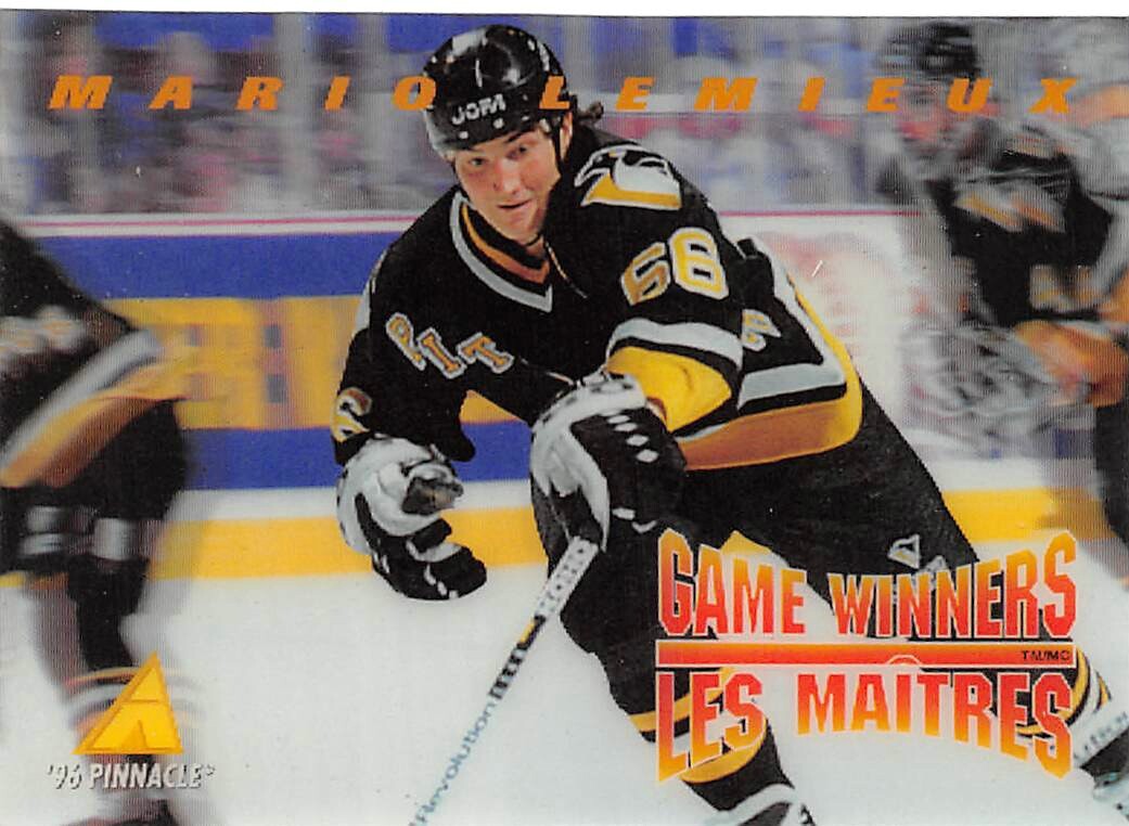1995-96 McDonald's Pinnacle #MCD15 Mario Lemieux | eBay