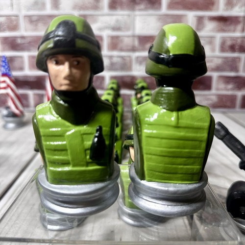 USA Military Army Soldiers, Navy Sailors Pawns Ceramic Chess 33 Pc Set 🇺🇸 - Picture 15 of 17