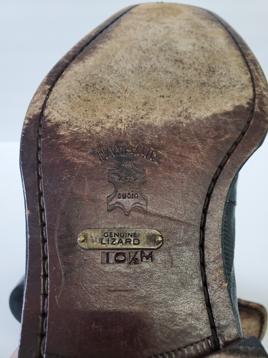 $350 City Slicker Eden Oxfords Exotic Leather Iguana Lizard  display picture 1