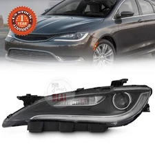 Halogen Headlight For 2015-2017 Chrysler 200 LX Assembly Driver Left Side LH