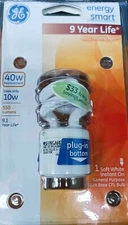 GE Lighting 76135 Energy Smart Spiral CFL 10-Watt (40-watt replacement)