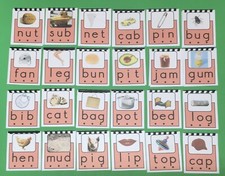 32 CVC Word Families Booklets - Learning To Read Phonics