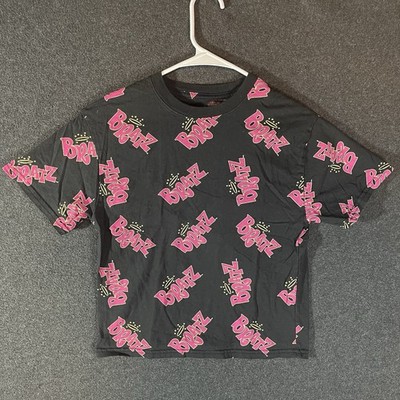Bratz Aop Black T Shirt Women s Size Xs Y2K Baby T Babydoll