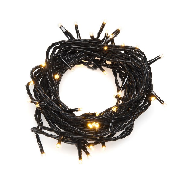 Konstsmide Weihnachtsbeleuchtung Micro LED Lichterkette 20 Bernstein GL1304-image