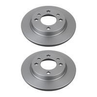 2 Bremsscheiben Hinterachse Voll Ø 57 Mm 10 Mm Valeo FüR U.A. Opel Corsa