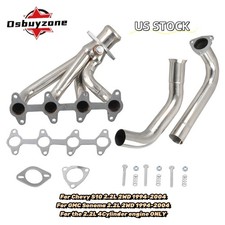 Engine Swap Stainless Header Kit For Chevy S10 Gmc Sonoma 2.2l L4 2wd 1994-2004