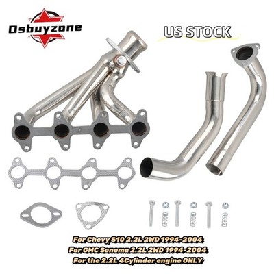 Engine Swap Stainless Header Kit for Chevy S10 GMC Sonoma 2.2L l4 2WD 1994-2004