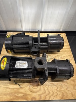 Lot Of 2 Hansung coolant pumps jet stream HCP-900MFS, 3 Ph Induction Motor .9kW