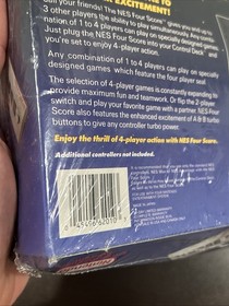 NINTENDO NES FOUR SCORE FOUR PLAYER MODULE ACCESSORY **BRAND NEW** Damaged Box