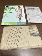 Simplicity 9302649 Ladies Dress Sewing Pattern 8-18 Uncut