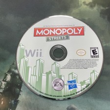Monopoly Streets (Nintendo Wii, 2010) Disc Only! Works Great! Fun! 🔥