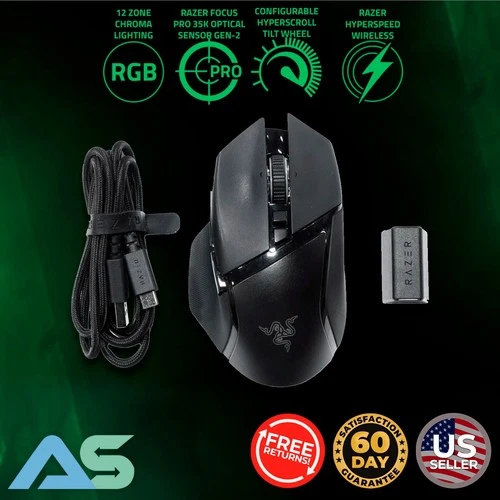 Razer Basilisk V3 Pro 35K DPI Optical HyperSpeed Wireless Ergonomic Gaming Mouse